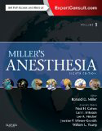 Miller's Anesthesia, 8th ed., in 2 vols.