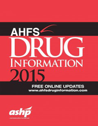 AHFS Drug Information 2015(American Hospital Formulary Service)